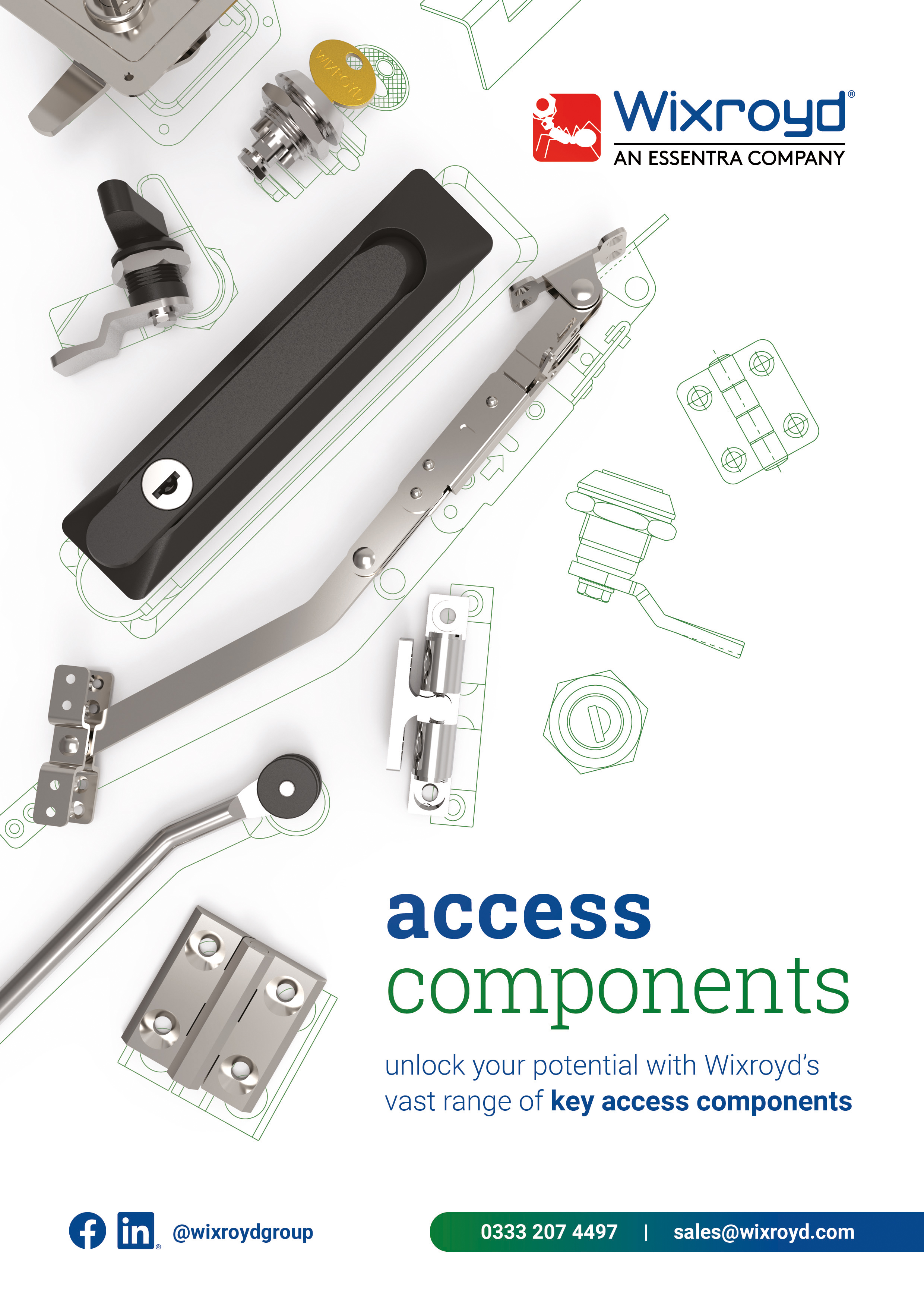 Front cover image of Wixroyd's access components catalogue